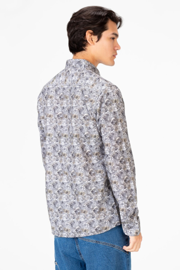 Men's Jakar Long Sleeves Slim Fit Printed Shirt
