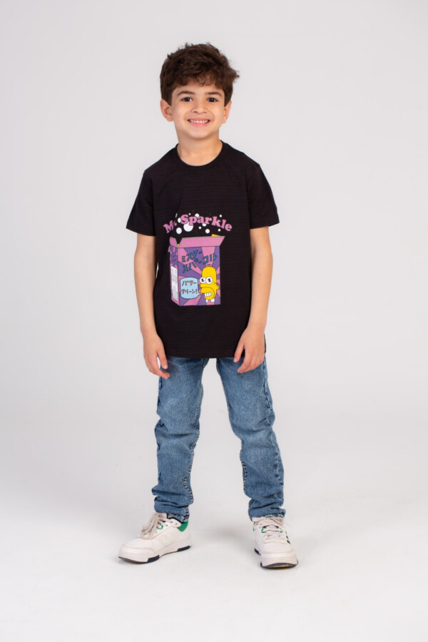 Boy's Front & Back Printed Regular Fit Made Of Soft Cotton For Ultimate Comfort T-shirt