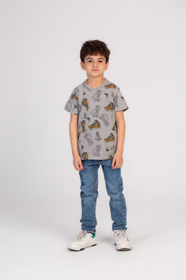 Boy's Full Cover Printed Colorful Regular Fit Comfort Cotton Eye Catching Prints T-shirt