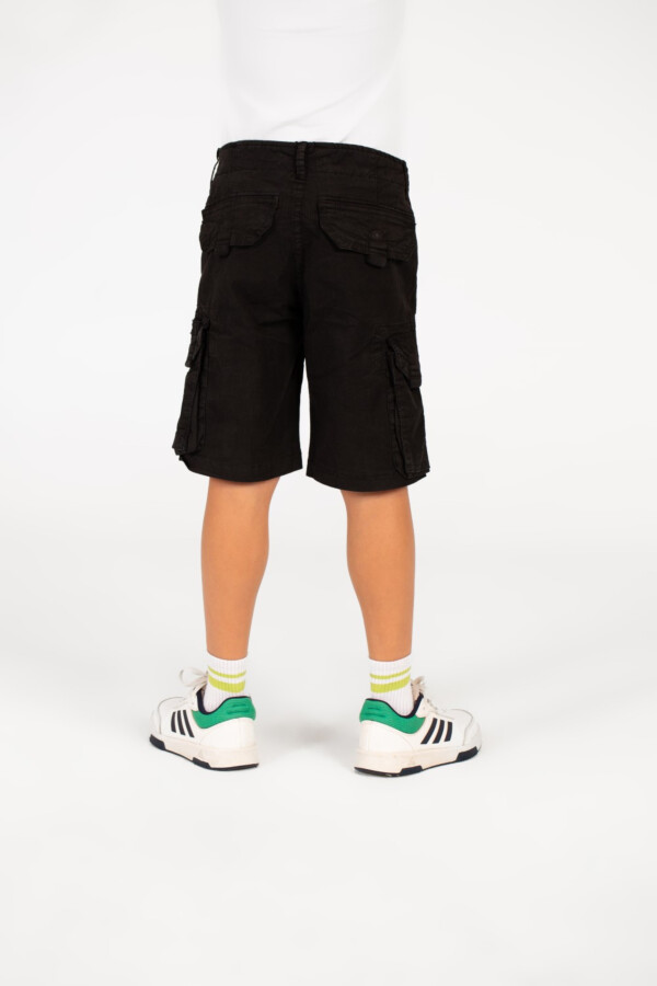 شورت جبردين أولادي بجيوب