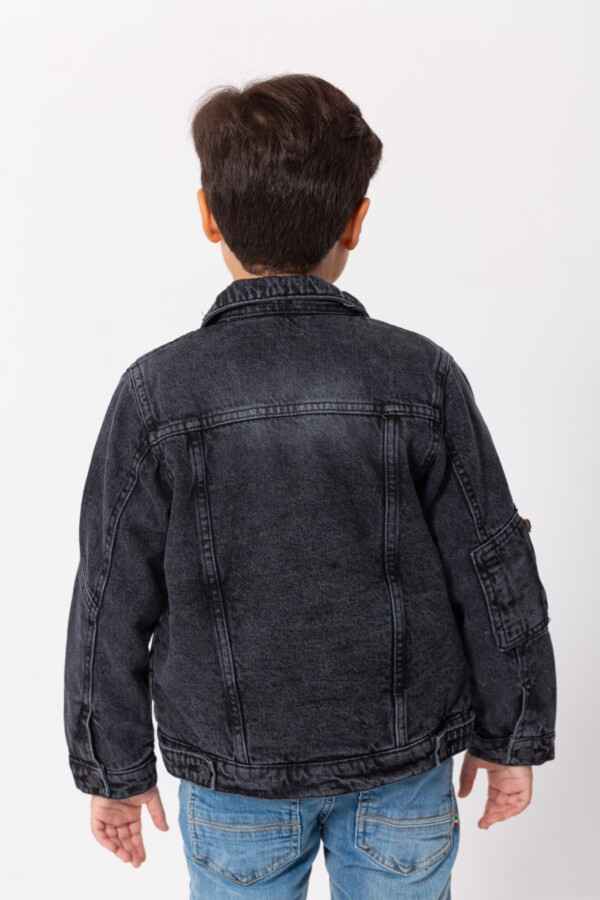 Boy's Casual Denim Slim Fit Jackets With Inside Fur