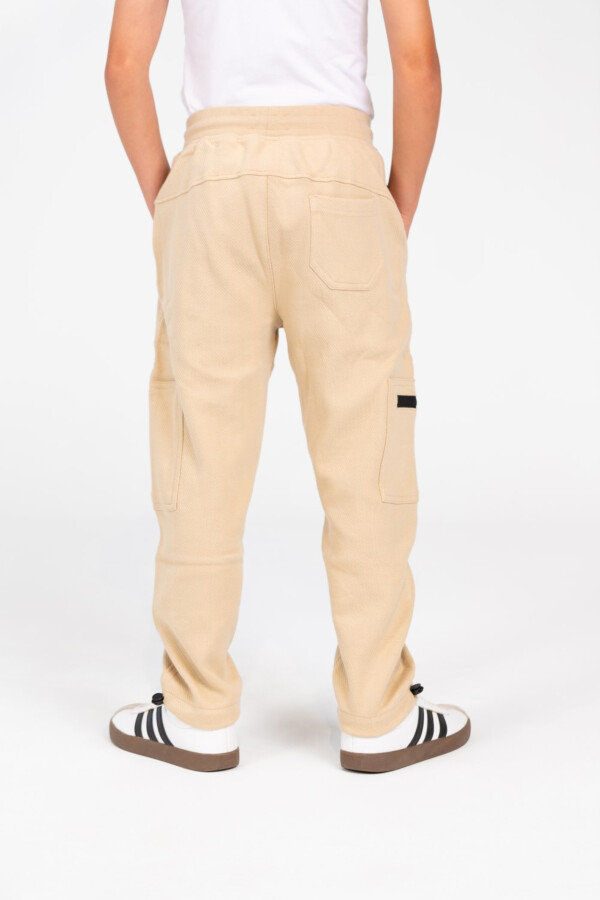 Boy's Sweatpants With Drawstring In The Middle And Side Pockets