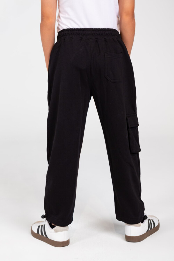 Boy's Sweatpants With A Drawstring And A Unique Cut