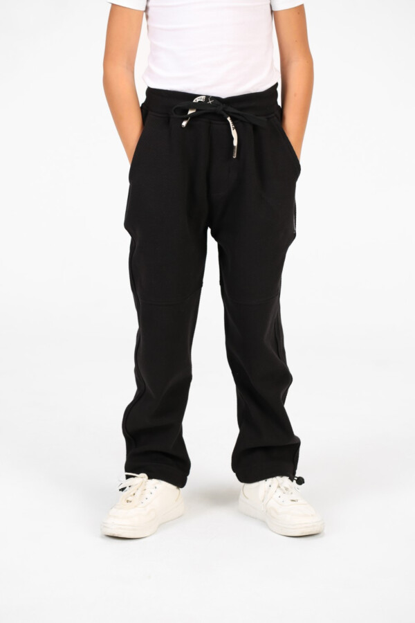 Boy's Basic Elastic Waistband Drawstring Sweatpants