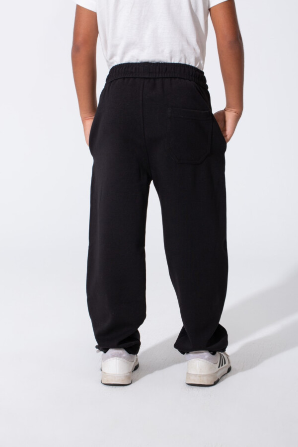 Boy's Oversized Sweatpants With Back Pocket And Drawstring At The Waist