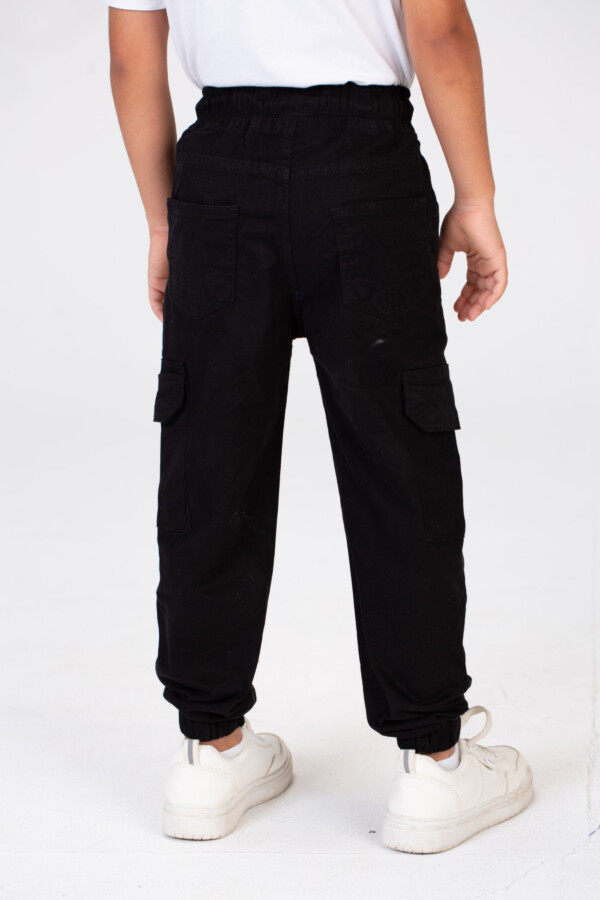 Boys Gabardine Sherwal Pants With Modern Side Pockets