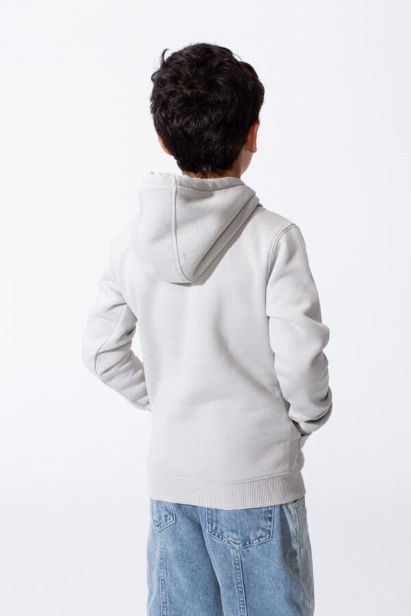 Boy's Slim Fit Hoodie Sweatshirt With A Front Kangaroo Pocket And Long Sleeves