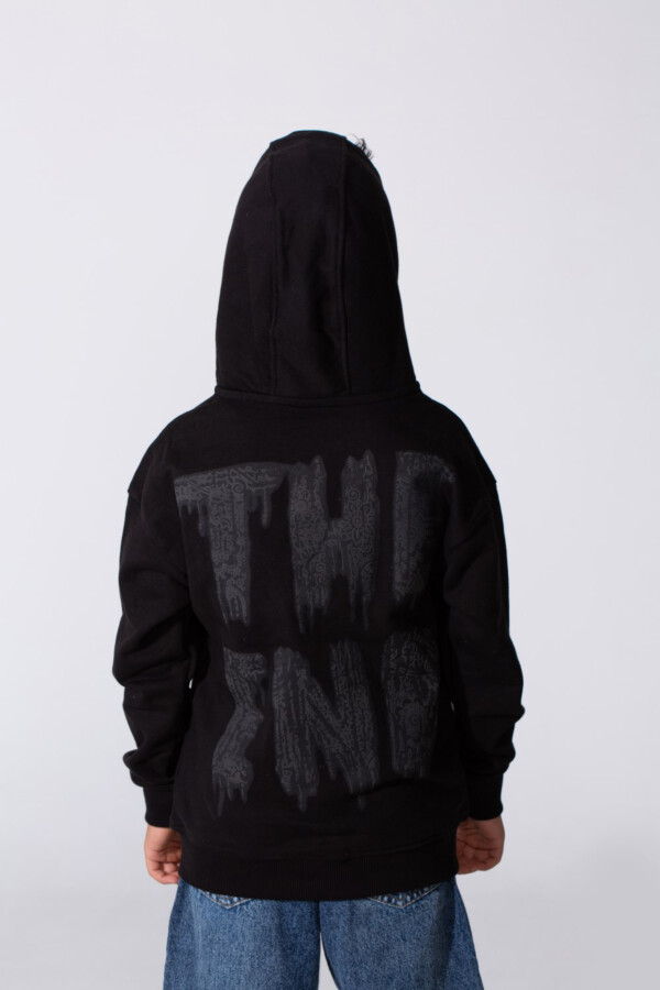 Boy's Milton Oversized Hood Sweatshirt With Long Sleeves