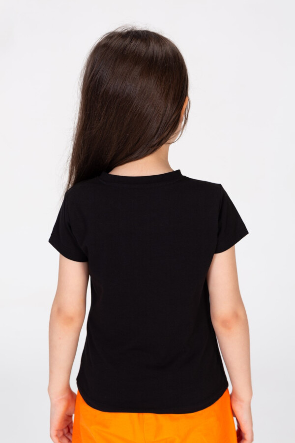 تيشرت بناتي ايموجي نص كم بخامة قطنية مريحة