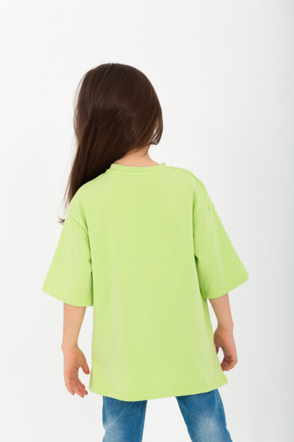 تيشرت بناتي صيفي كاجوال واسع من القطن الناعم