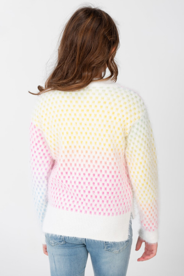 Girl's Pullover With Round Neck And Multiple Colors
