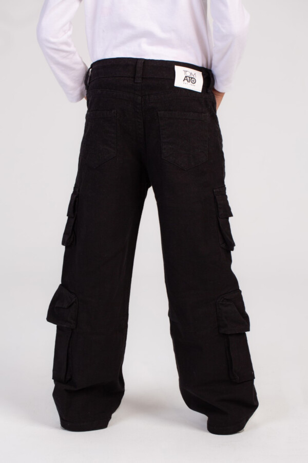 Girl's Wide Leg Style Gabardines Pants With Unique Cut Wide Leg Style For A Fashionable Look