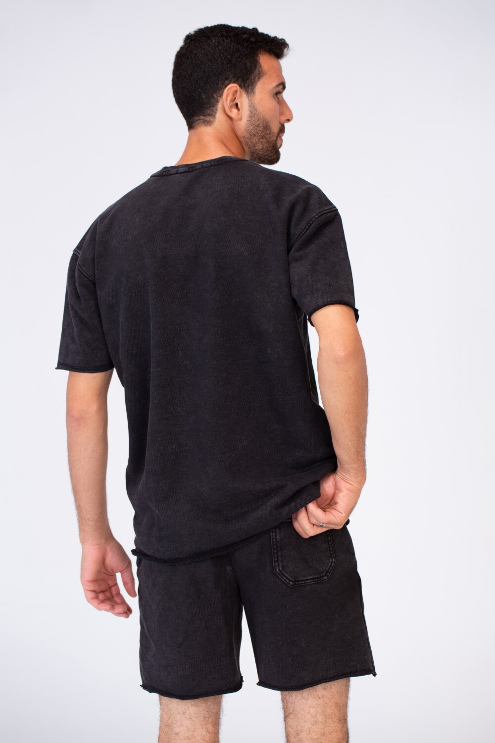 Mens Milton Casual Oversize T-shirt In Breathable Fabric