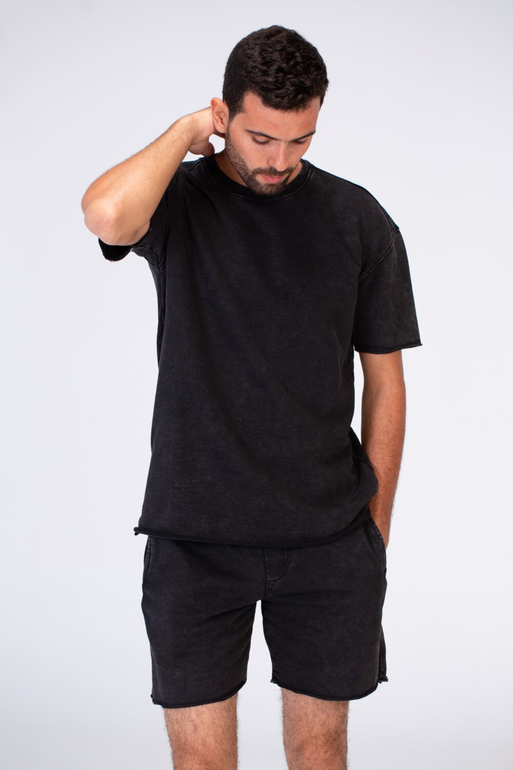 Mens Milton Casual Oversize T-shirt In Breathable Fabric