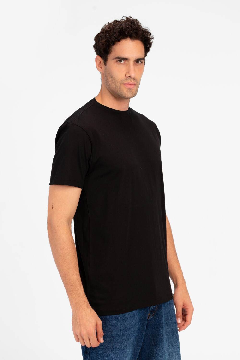 Men's Basic Daily Slim Fit Crew Neck T-Shirt