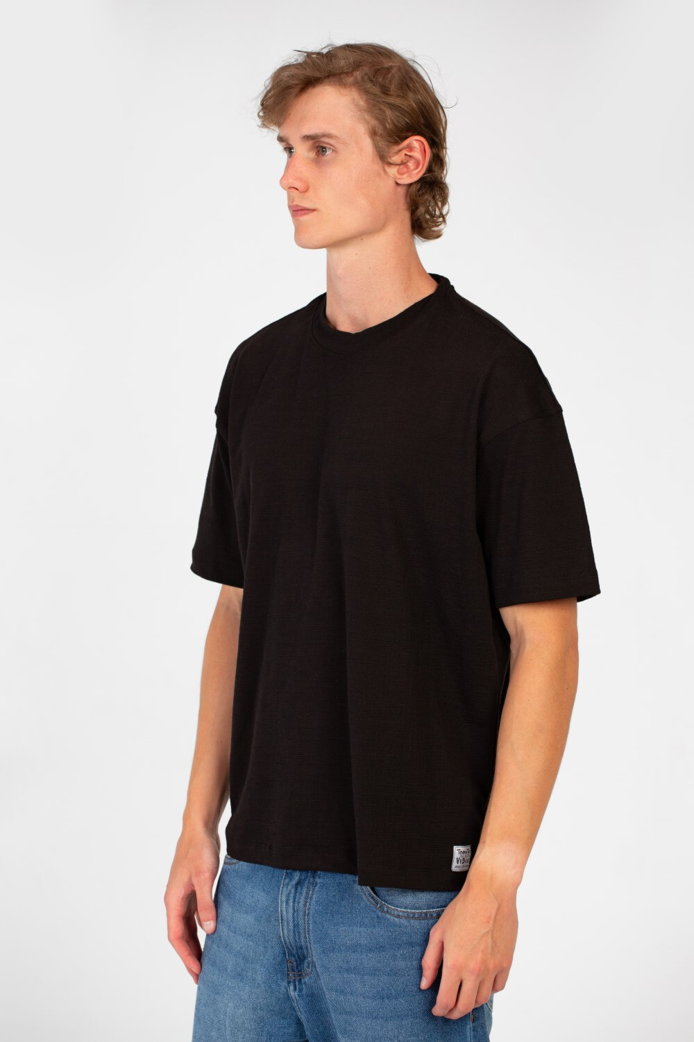Men's Tomato Basic Summer Plain Regular Fit Short Sleeves Round Neck T-Shirt
