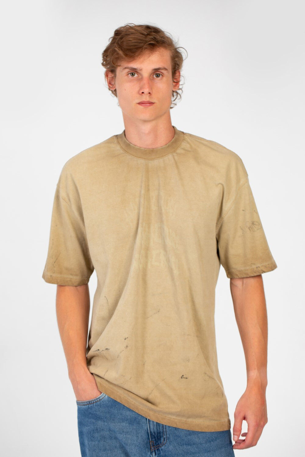 Men's Bolivar Oversized Short Sleeve Crew Neck Printed T-Shirt