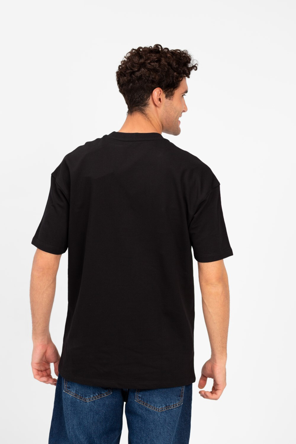 Men's Tomato Front Print Regular Fit High Quality Melton T-Shirt