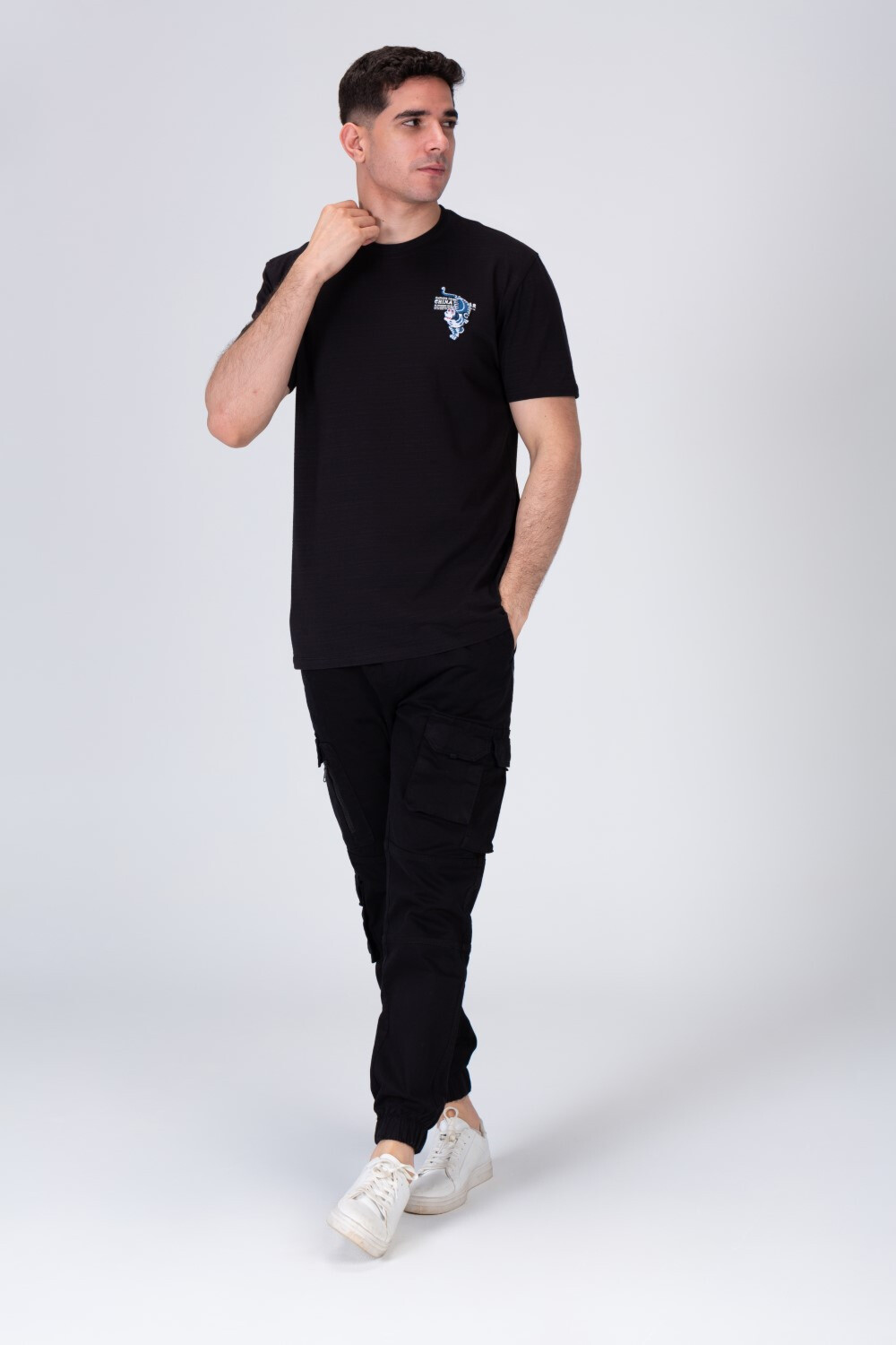Mens Printed On The Front And Back T-shirt With A Comfortable And Unique Material