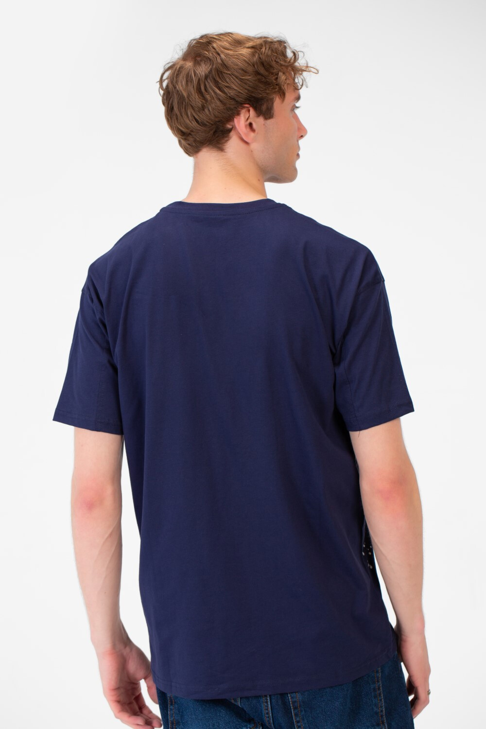 Men's Regular Fit Graphic Print Short Sleeve Crew Neck T-Shirt