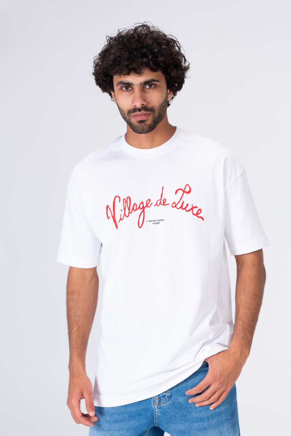 Mens T-shirt With Front Print Suitable For Every Day