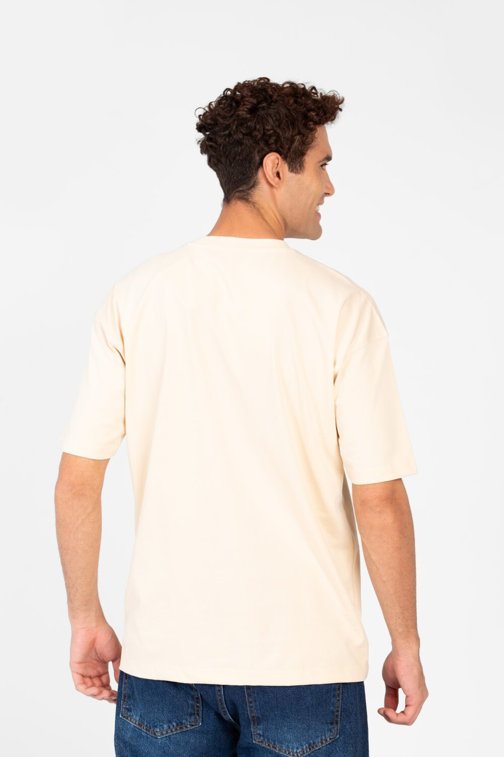 Men's Regular Fit Front Graphic Print T-Shirt