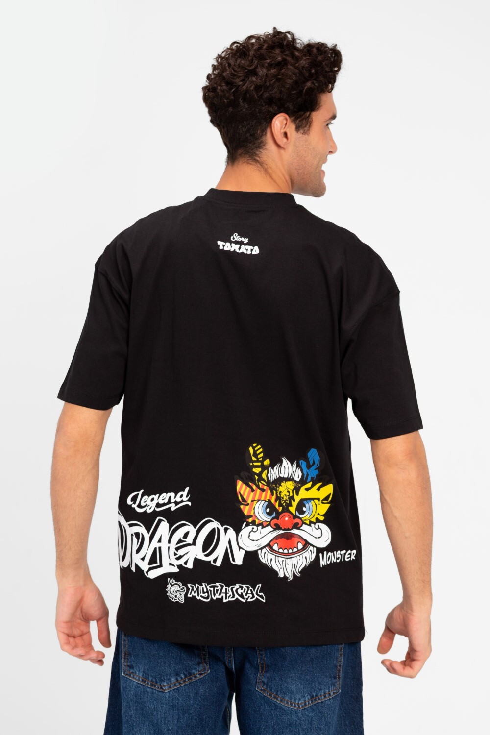 Men's Round Neck Printed Regular Fit Half Sleeve T-Shirt