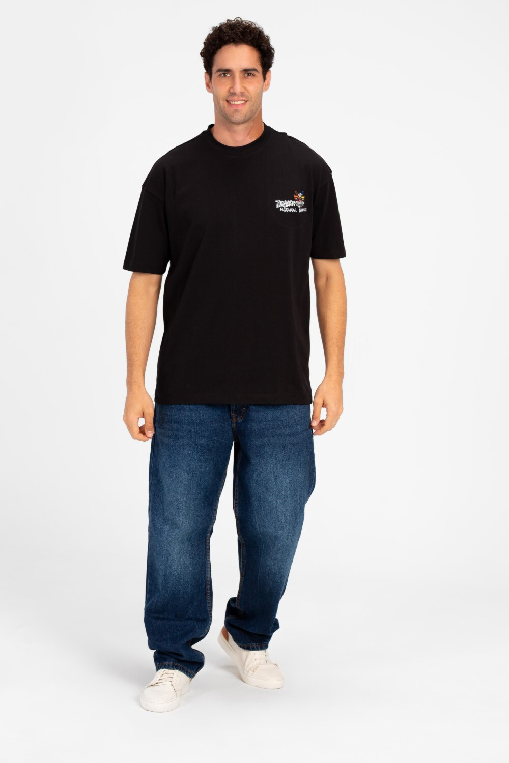 Men's Round Neck Printed Regular Fit Half Sleeve T-Shirt