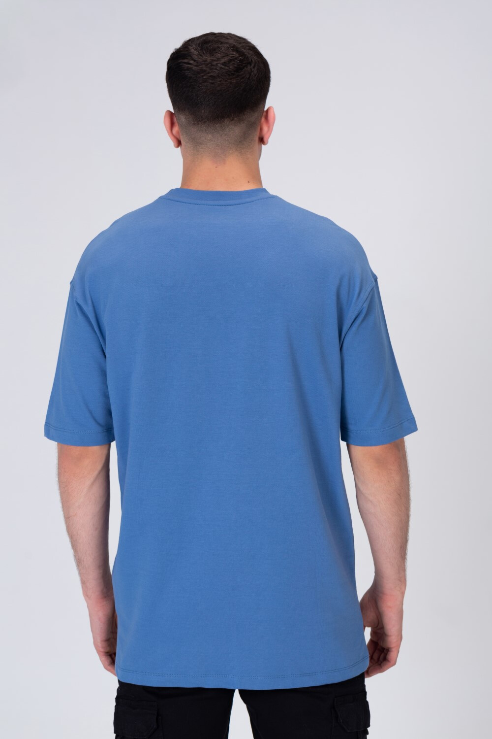 Mens Basic Plain Half Sleeves T-shirt With  Comfortable Fit