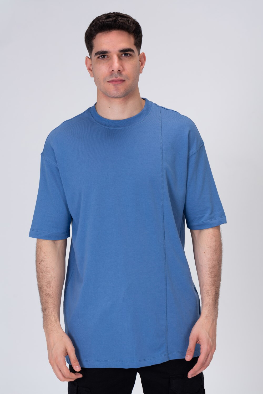 Mens Basic Plain Half Sleeves T-shirt With  Comfortable Fit