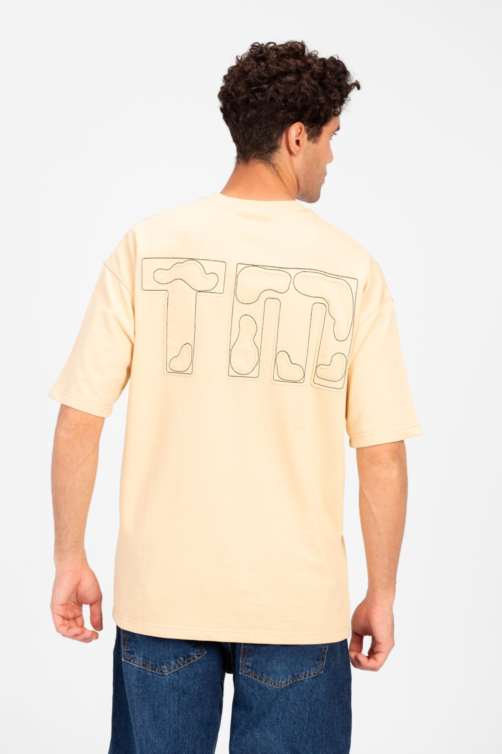Men's Oversized Melton Short Sleeve T-Shirt
