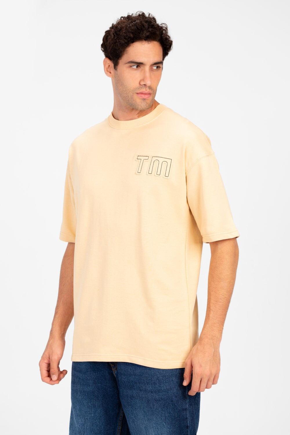 Men's Oversized Melton Short Sleeve T-Shirt