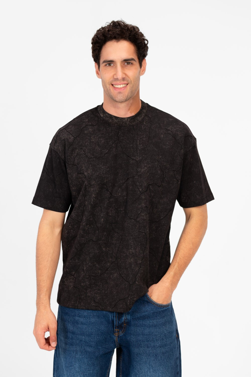 Men's Round Neck Short Sleeve Regular Fit T-Shirt