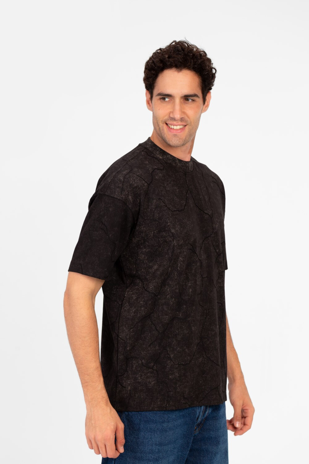 Men's Round Neck Short Sleeve Regular Fit T-Shirt