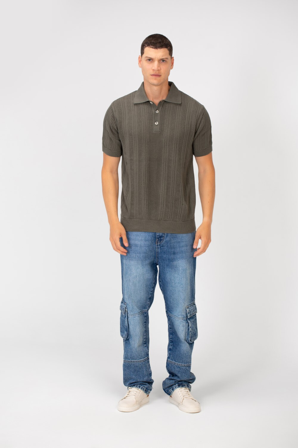 Men's Slim Fit Cotton Polo Neck Short Sleeve T-Shirt In High Quality