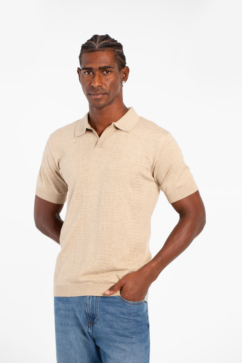 Men's Slim Fit Polo Short Sleeve T-shirt High Quality Classic Design