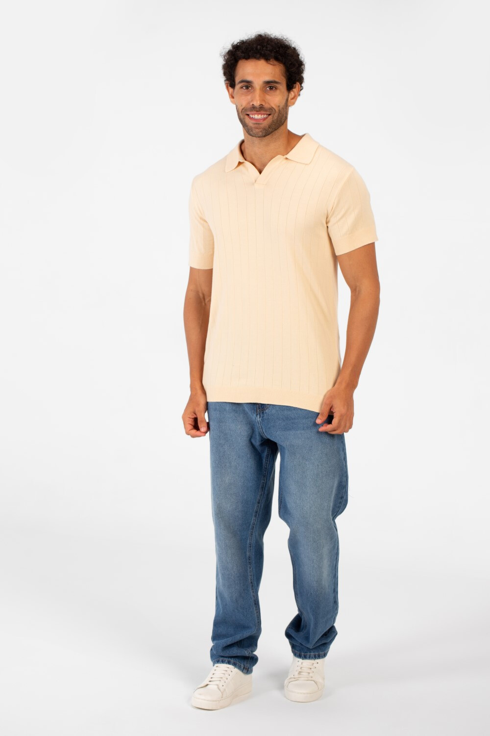 Men's Stylish Polo Collar Half Sleeve T-shirt In High Quality Breathable Fabric