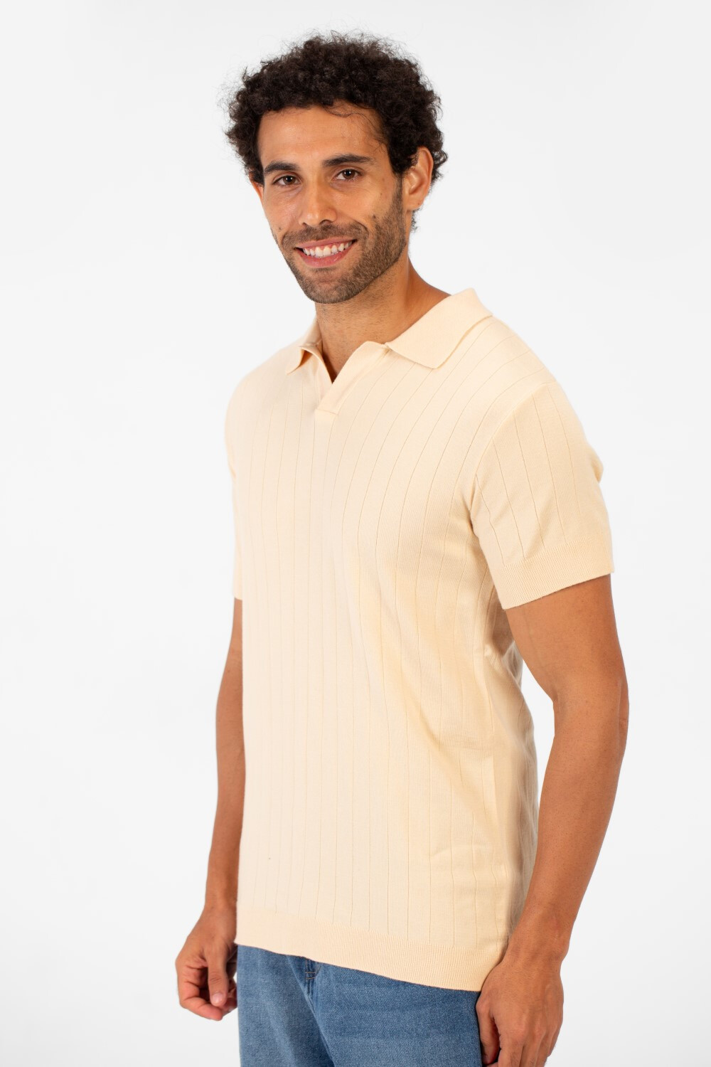 Men's Stylish Polo Collar Half Sleeve T-shirt In High Quality Breathable Fabric