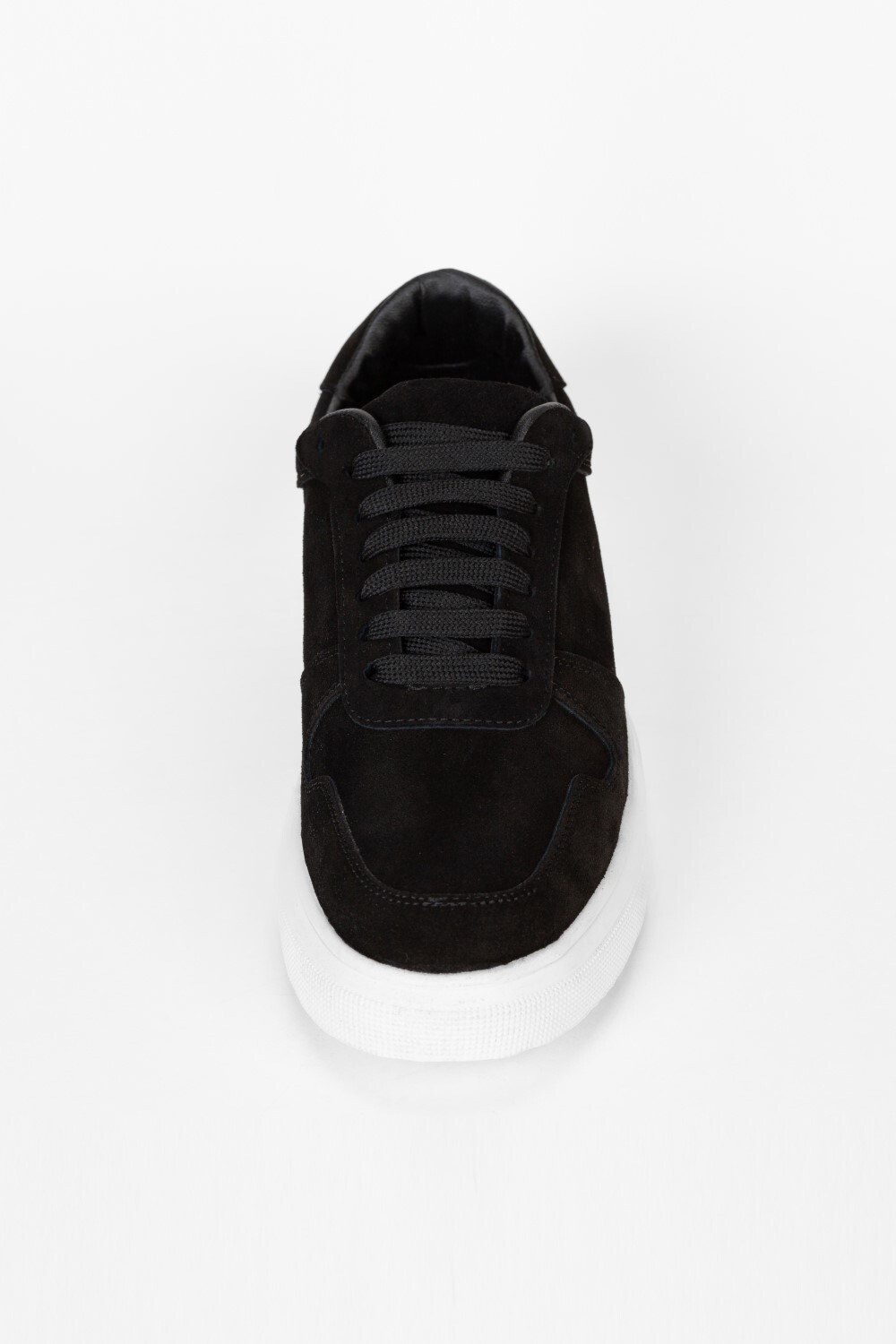 Men's Suede Sneakers With Front Lace-Up And High-Quality Material