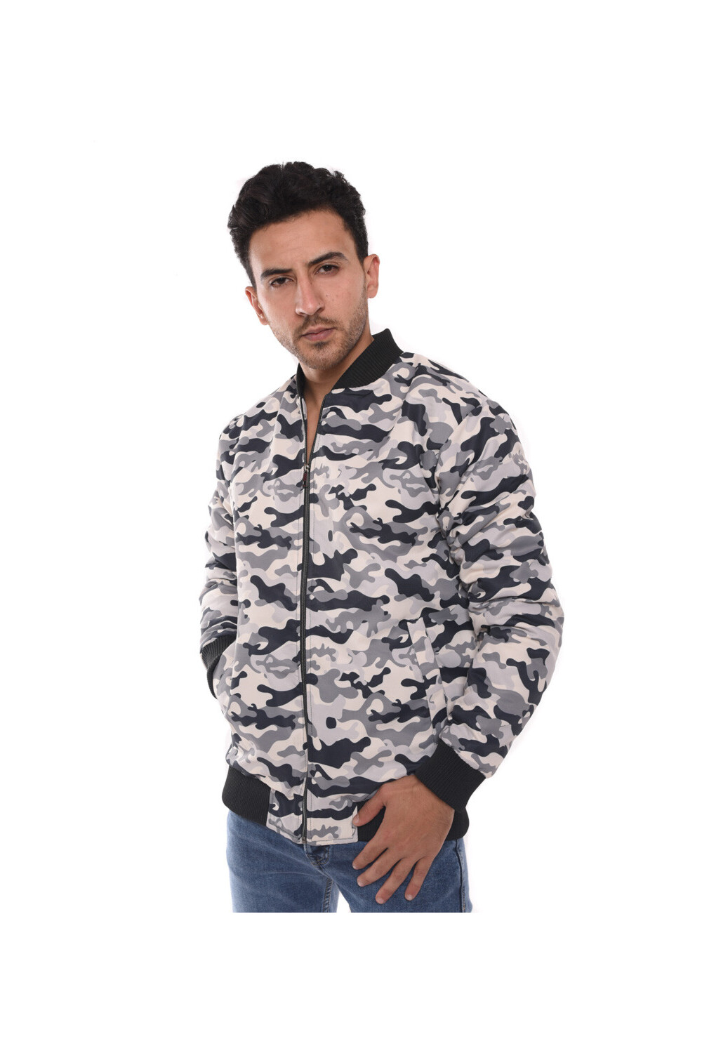 Men's Casual Full Zipper Waterproof Jacket