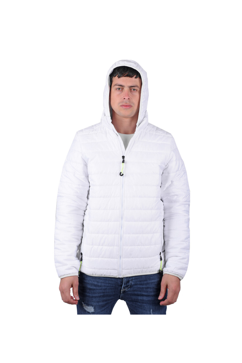 Men's Casual Puffer Full Zipper Hooded Waterproof Jacket With Unique Style