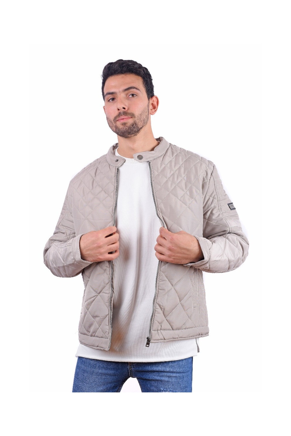 Men's Casual Full Zipper Waterproof Jacket With Unique Style