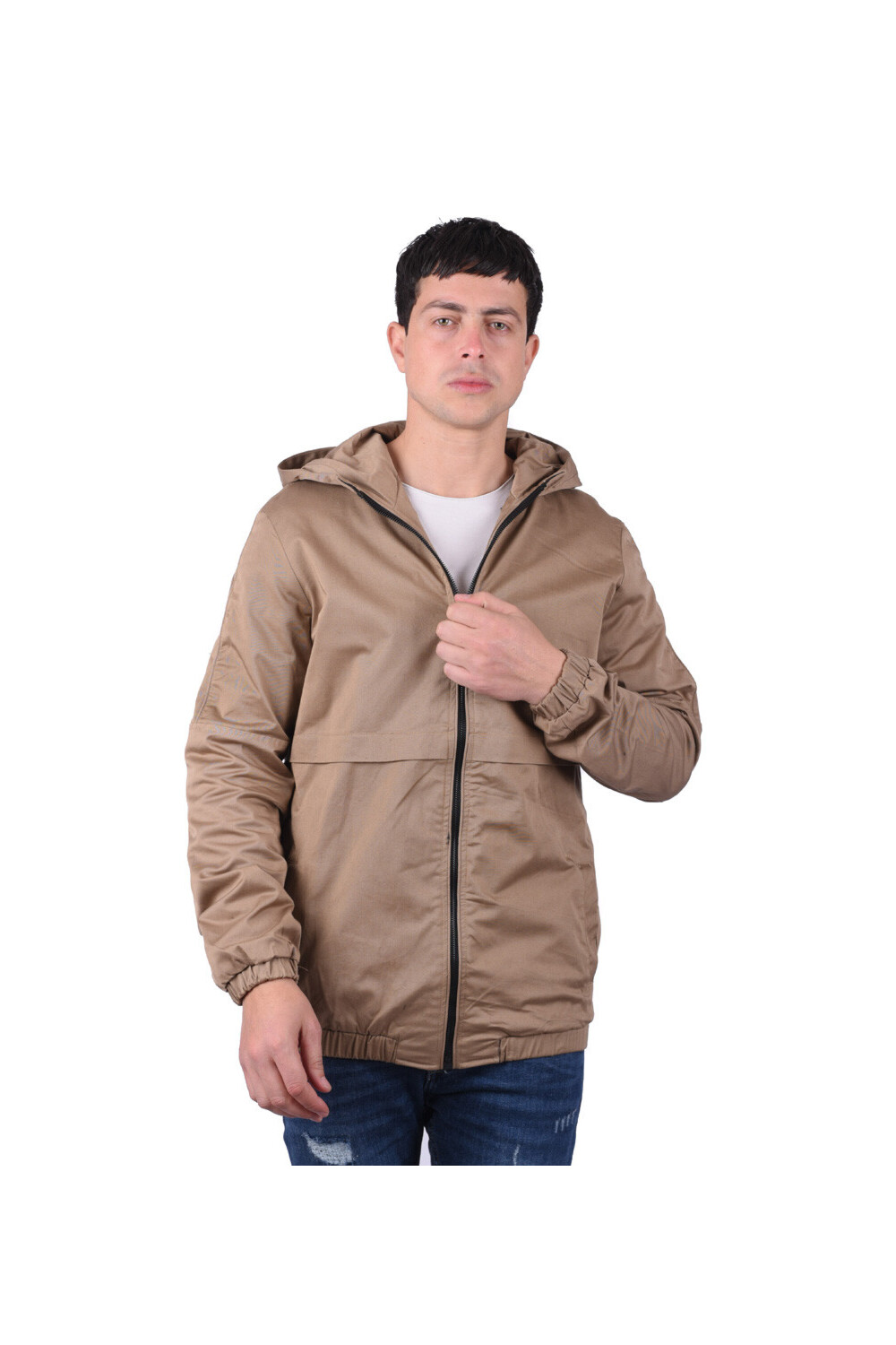 Men's Casual Full Zipper With Unique Style Waterproof Jacket