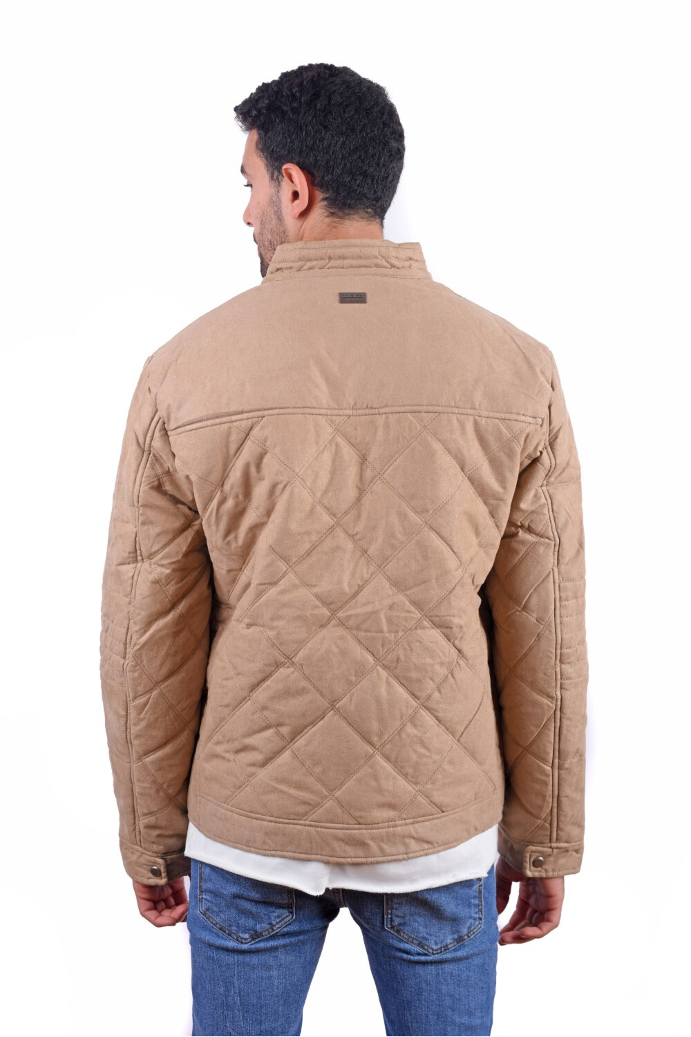 Men's Casual Full Zipper Unique Style Suede Jacket