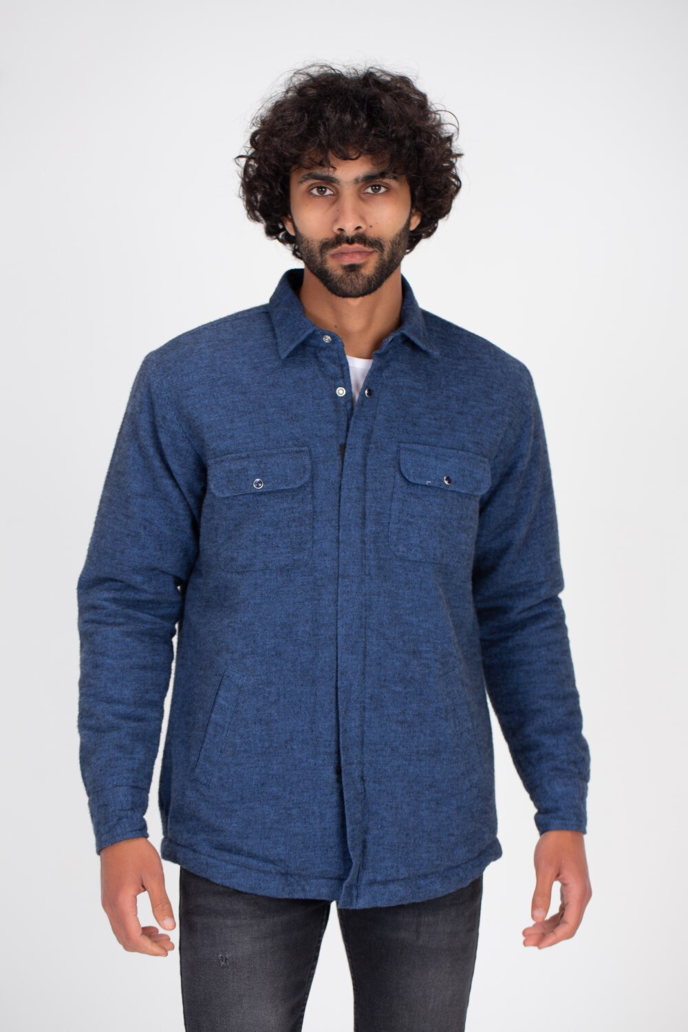 Men's Casual Buttons Waterproof Jacket With Unique Style