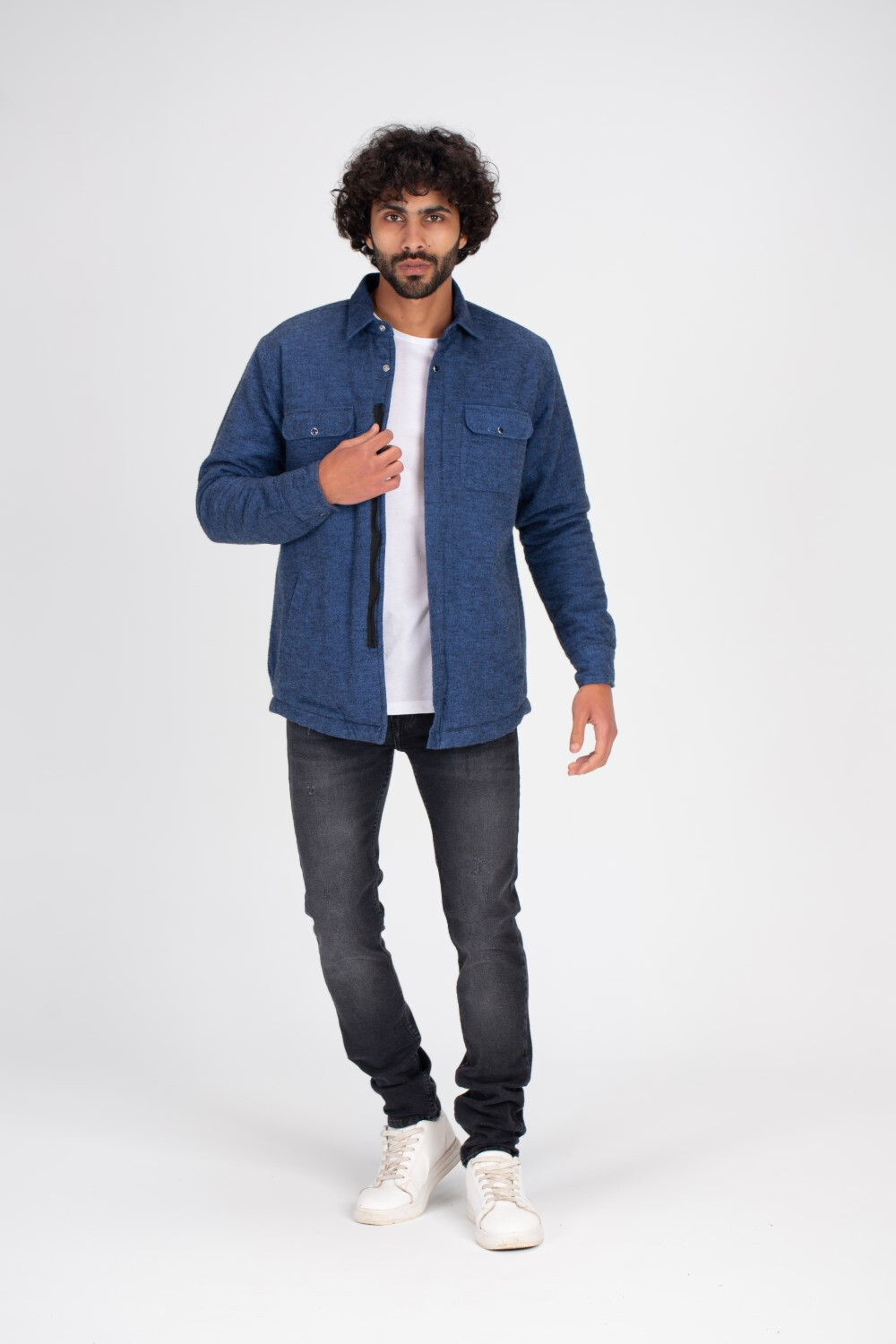 Men's Casual Buttons Waterproof Jacket With Unique Style