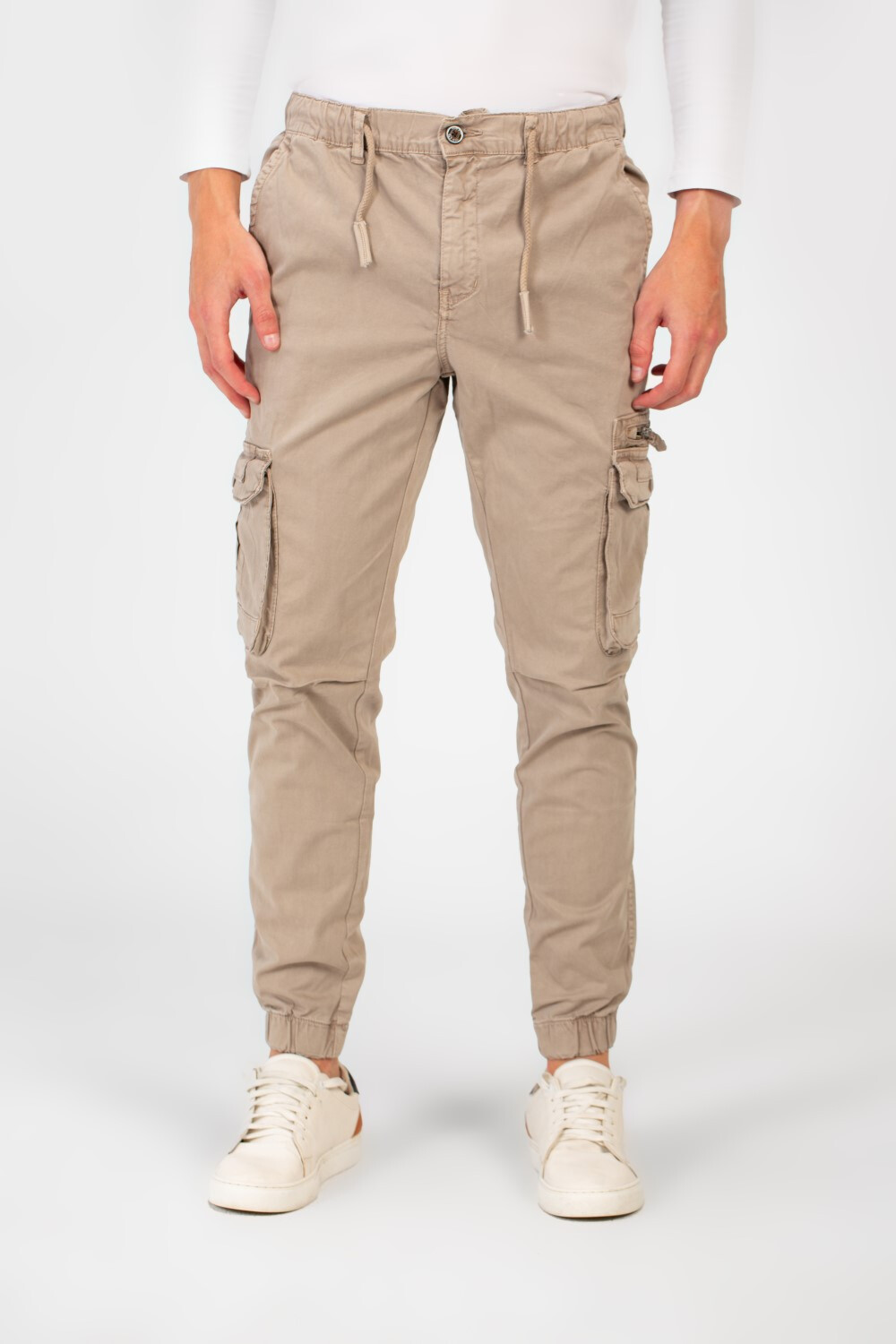 Men's Gabardine Sherwal Pants With A Modern Design And Side Pockets