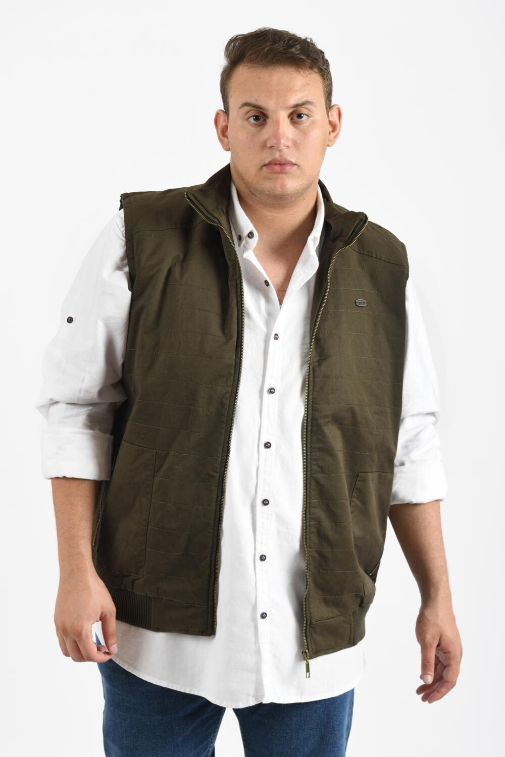 Men's Big Size Casual Gabardines Waterproof Vest