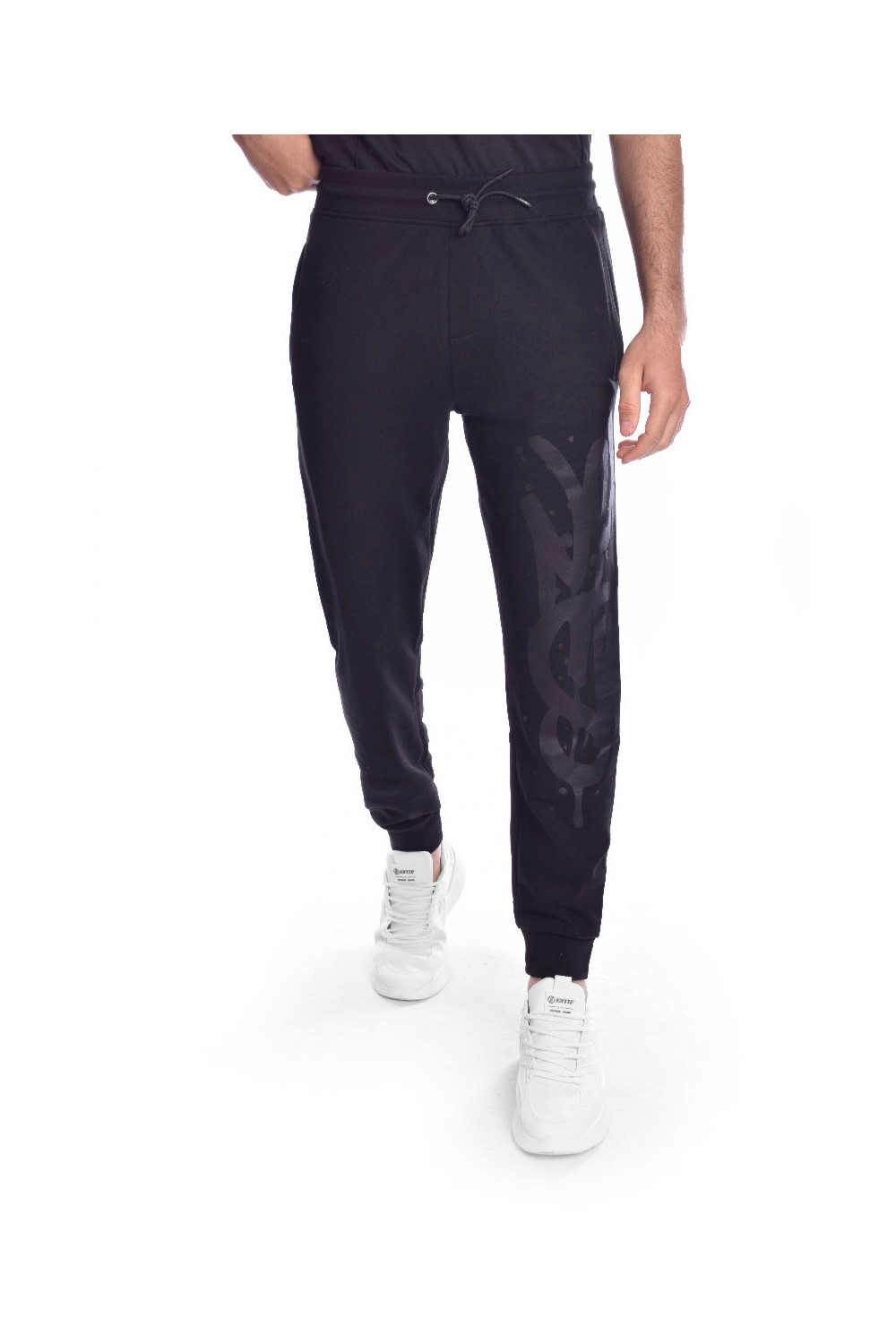 Men's Printed Slim Fit Elasticated Waist Sports Sweatpants