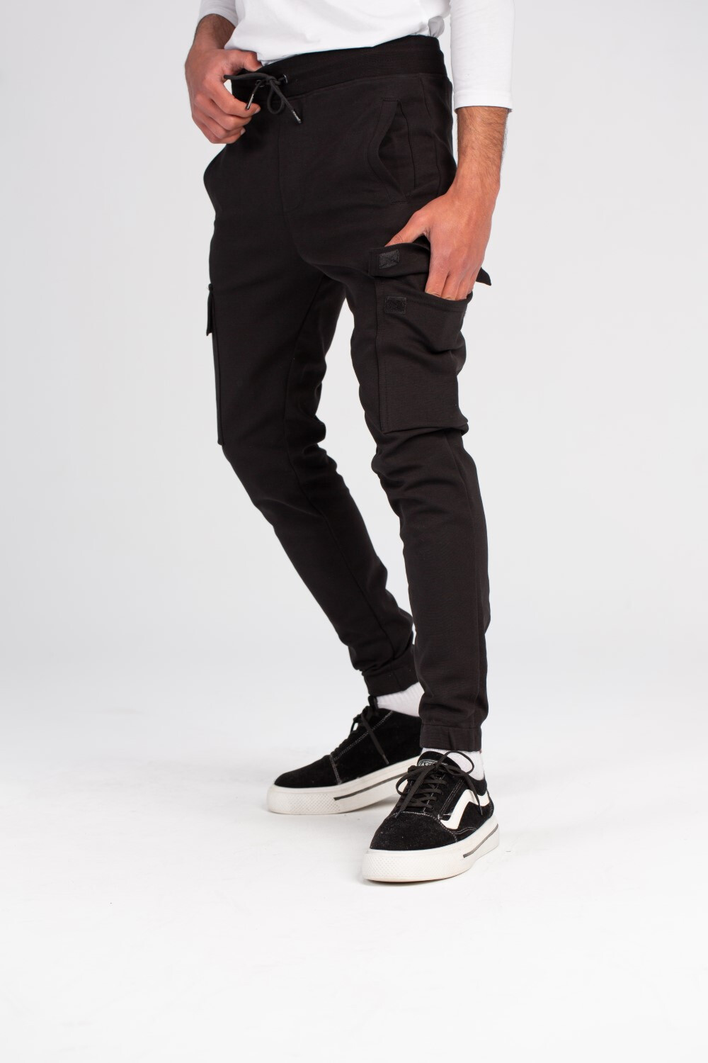 Men's Slim Fit Unique Cut Basic Sports Baggy Sweatpants